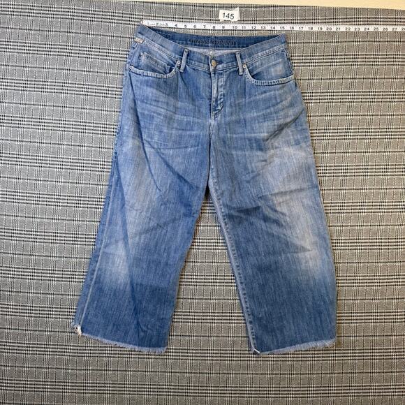 Citizens of Humanity Women's Jeans Light Wash Denim Distressed Size 29 - Picture 3 of 9